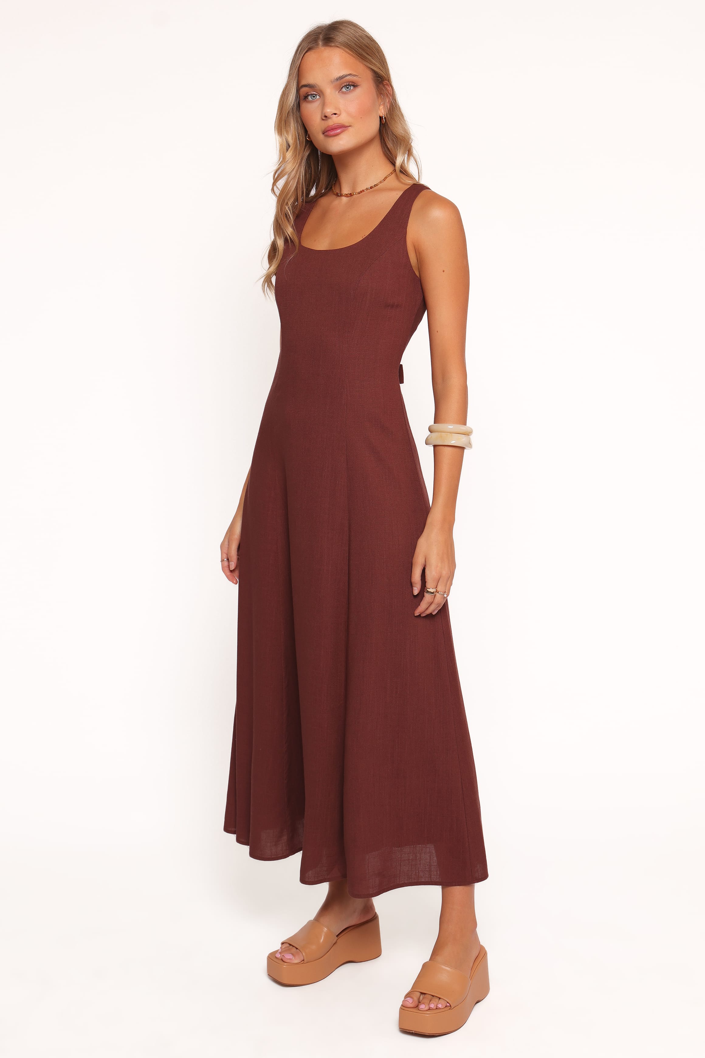 Tatum Maxi Dress - Chocolate
