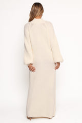 Tobin Knit Maxi Dress - Cream