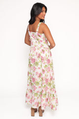 Tullia Maxi Dress - Pink Floral