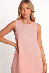 Zoe Mini Dress - Blush
