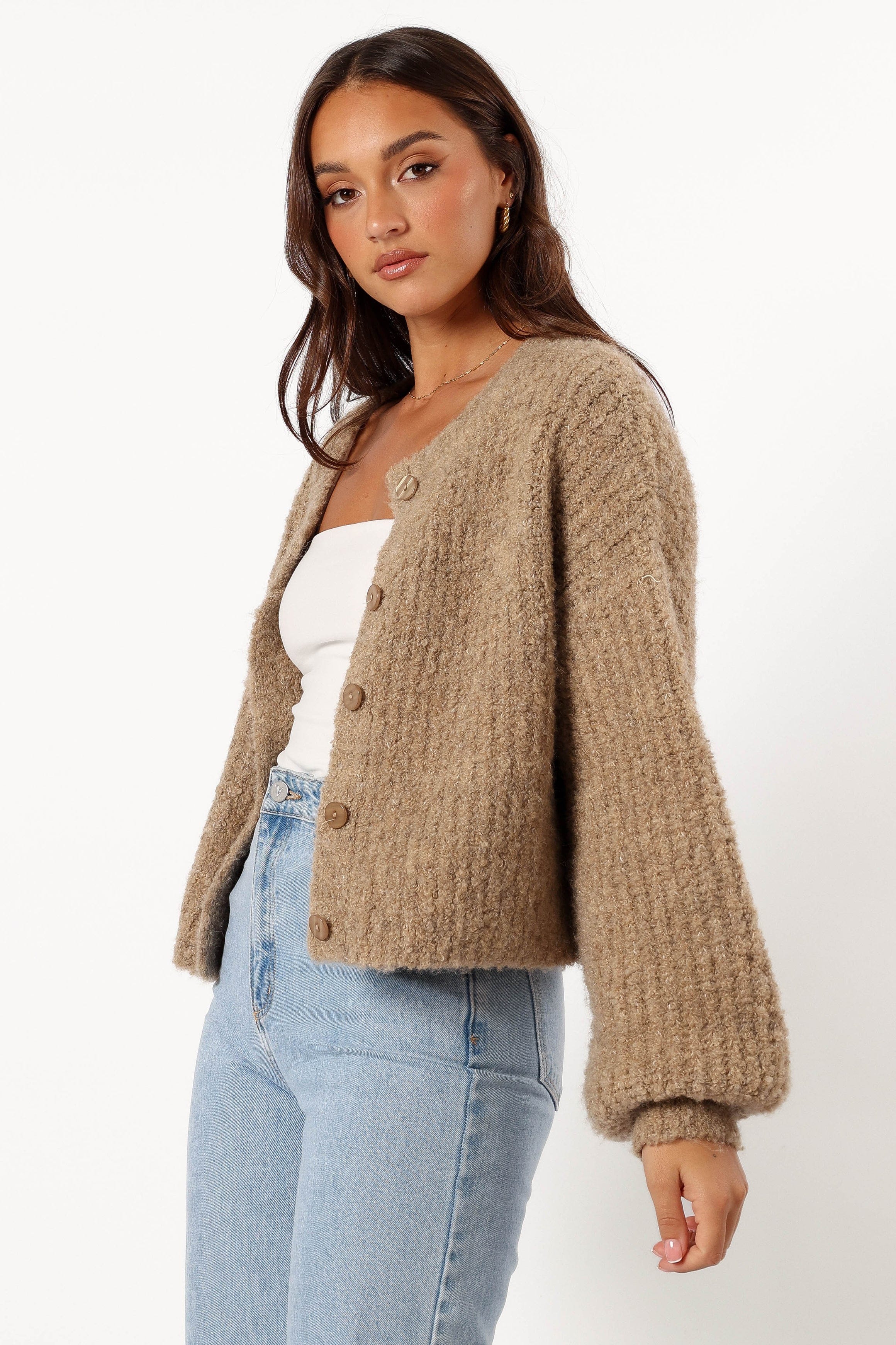 Albertine Cardigan - Latte