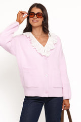 Jayden Cardigan - Pale Pink