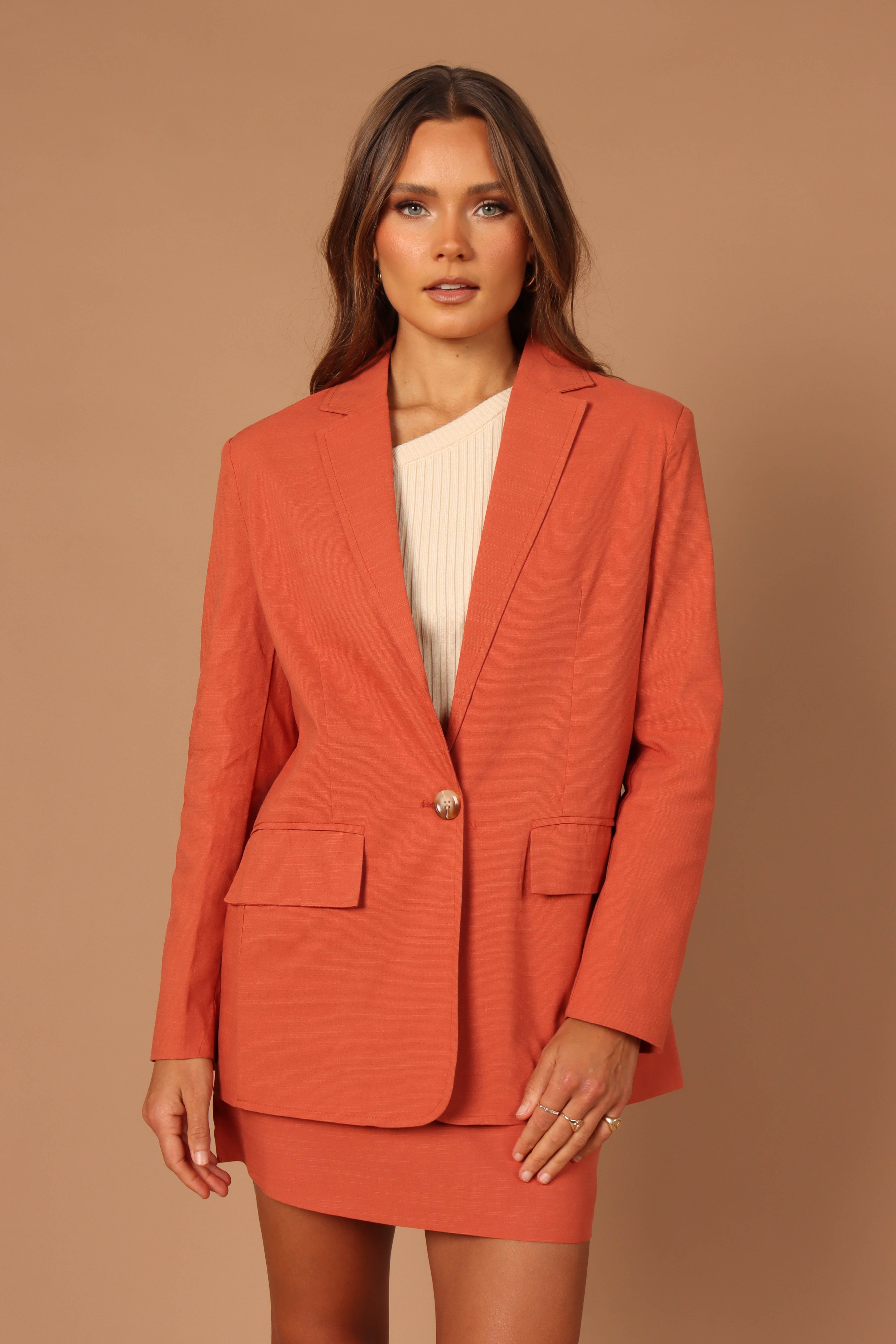 Manhattan Blazer - Rust