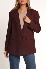 Rhodes Oversized Blazer - Espresso