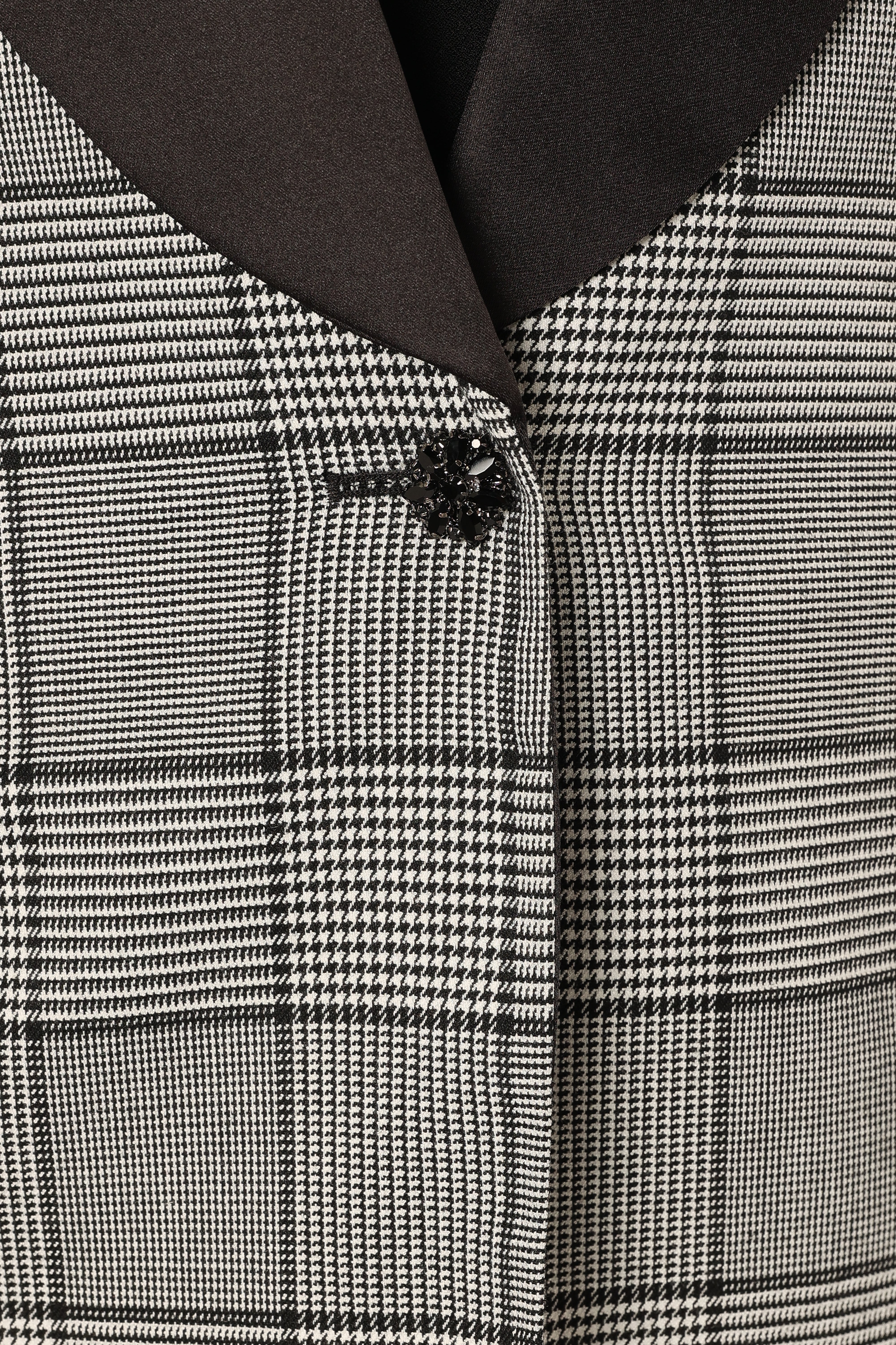 Veronica Contrast Lapel Blazer - Grey