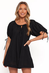 Carina Romper - Black