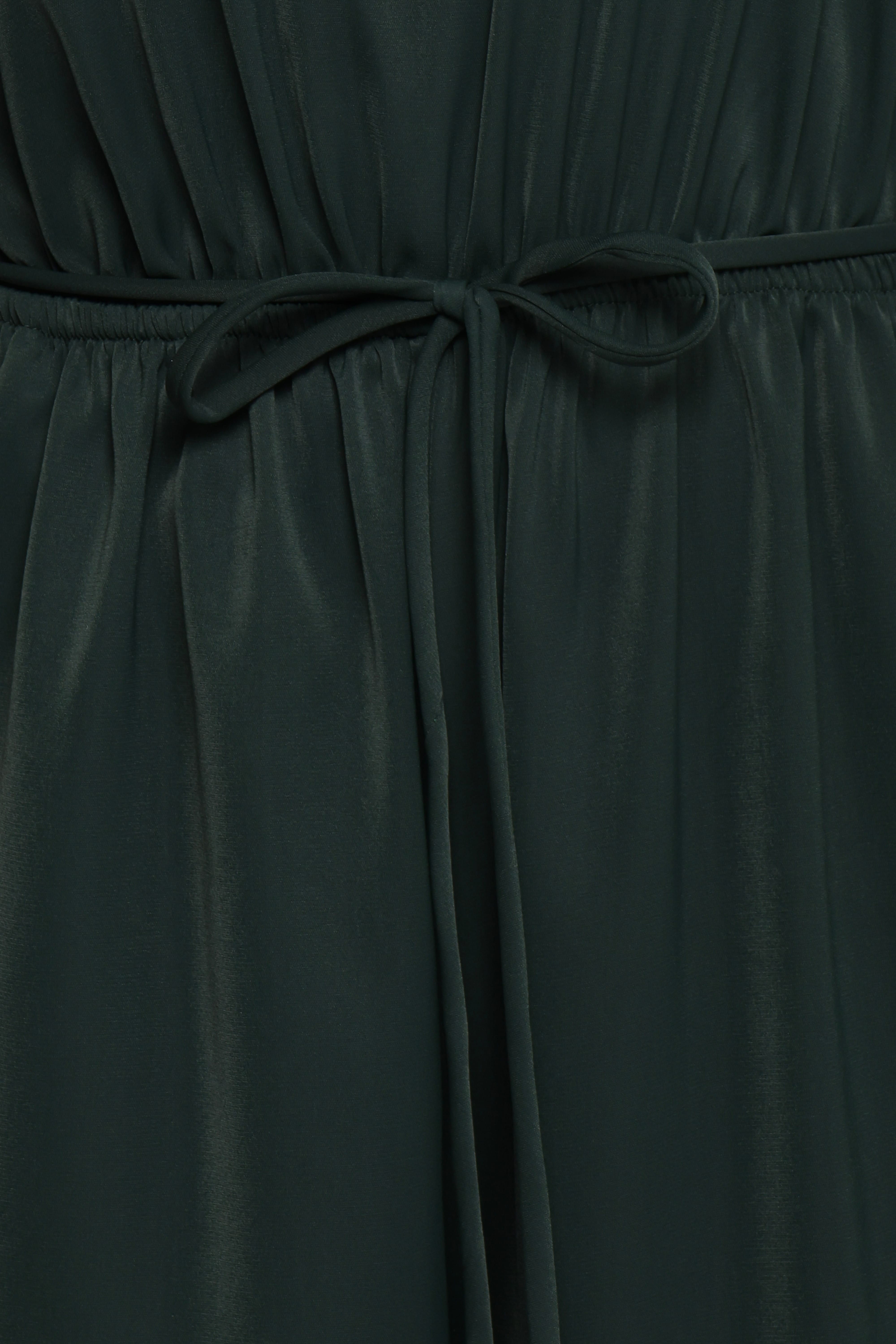 Hedda One Shoulder Jumpsuit - Emerald