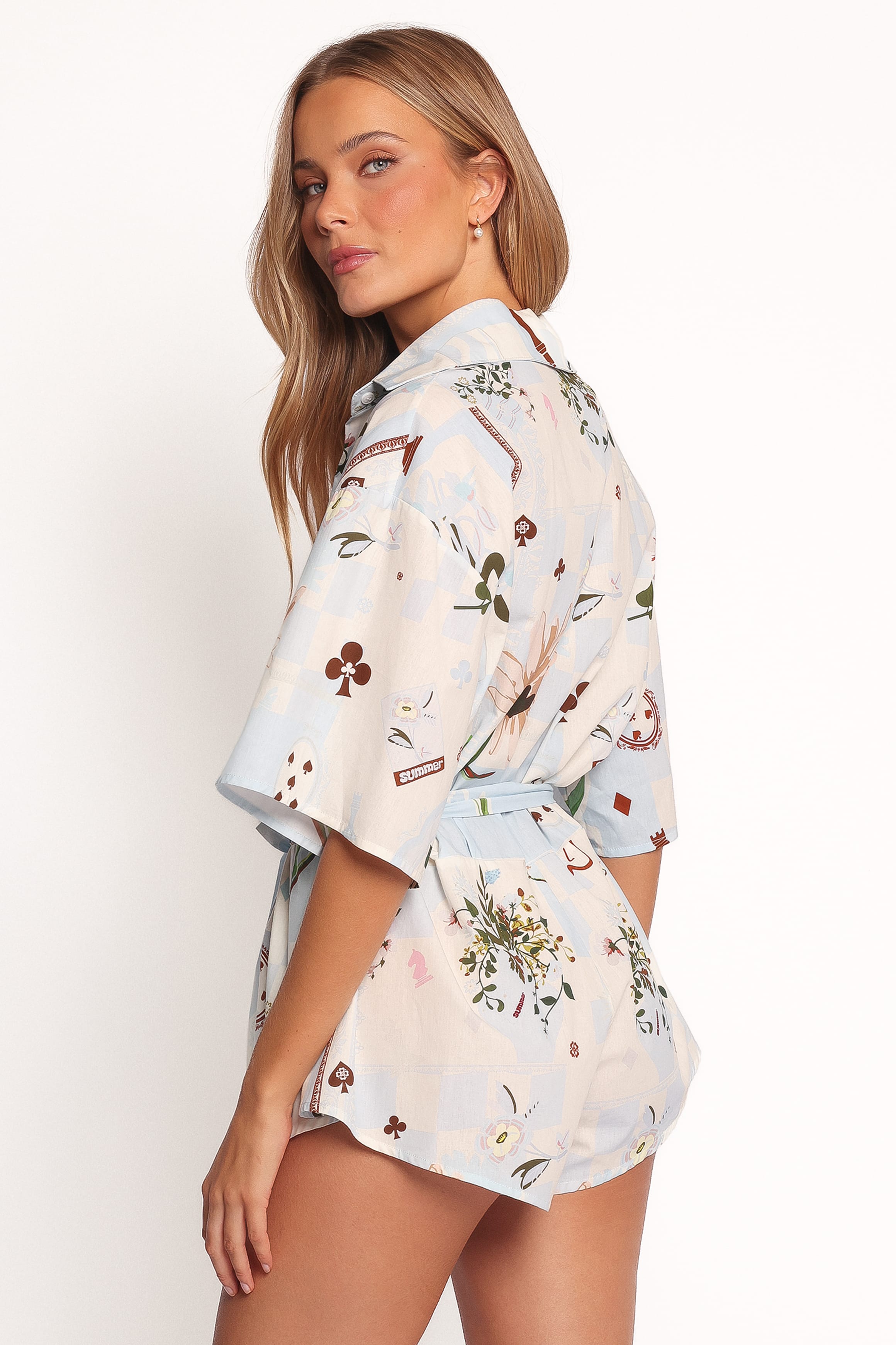 Luisa Romper - Blue Floral