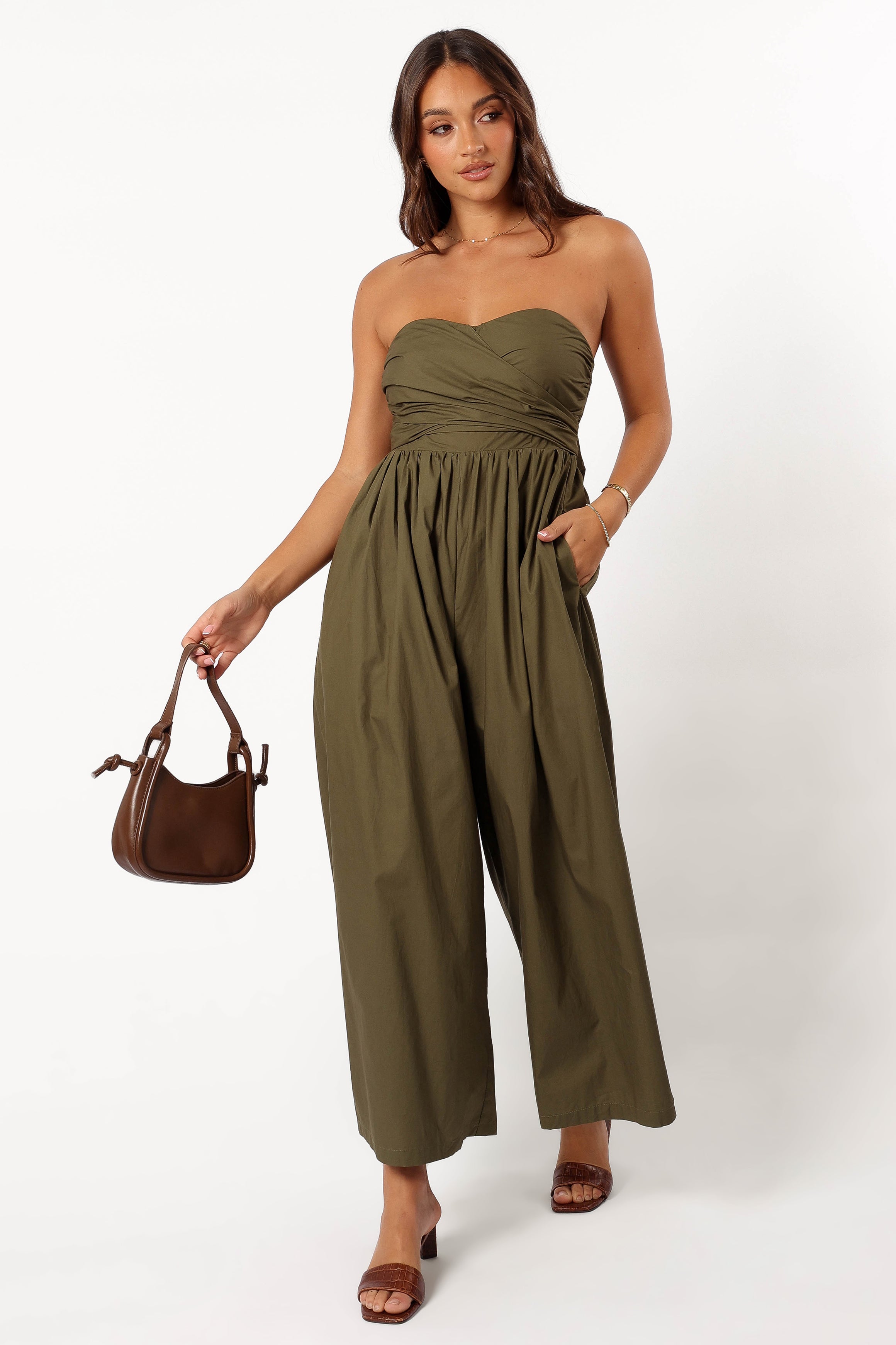 Marias Jumpsuit - Deep Olive
