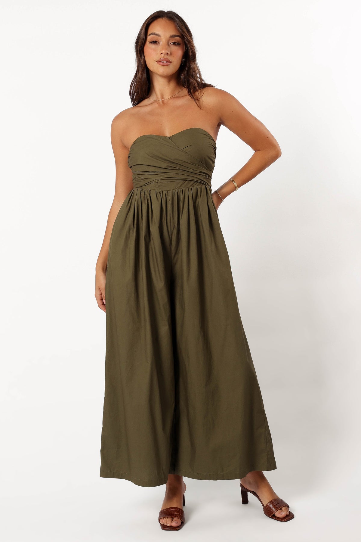 Marias Jumpsuit - Deep Olive
