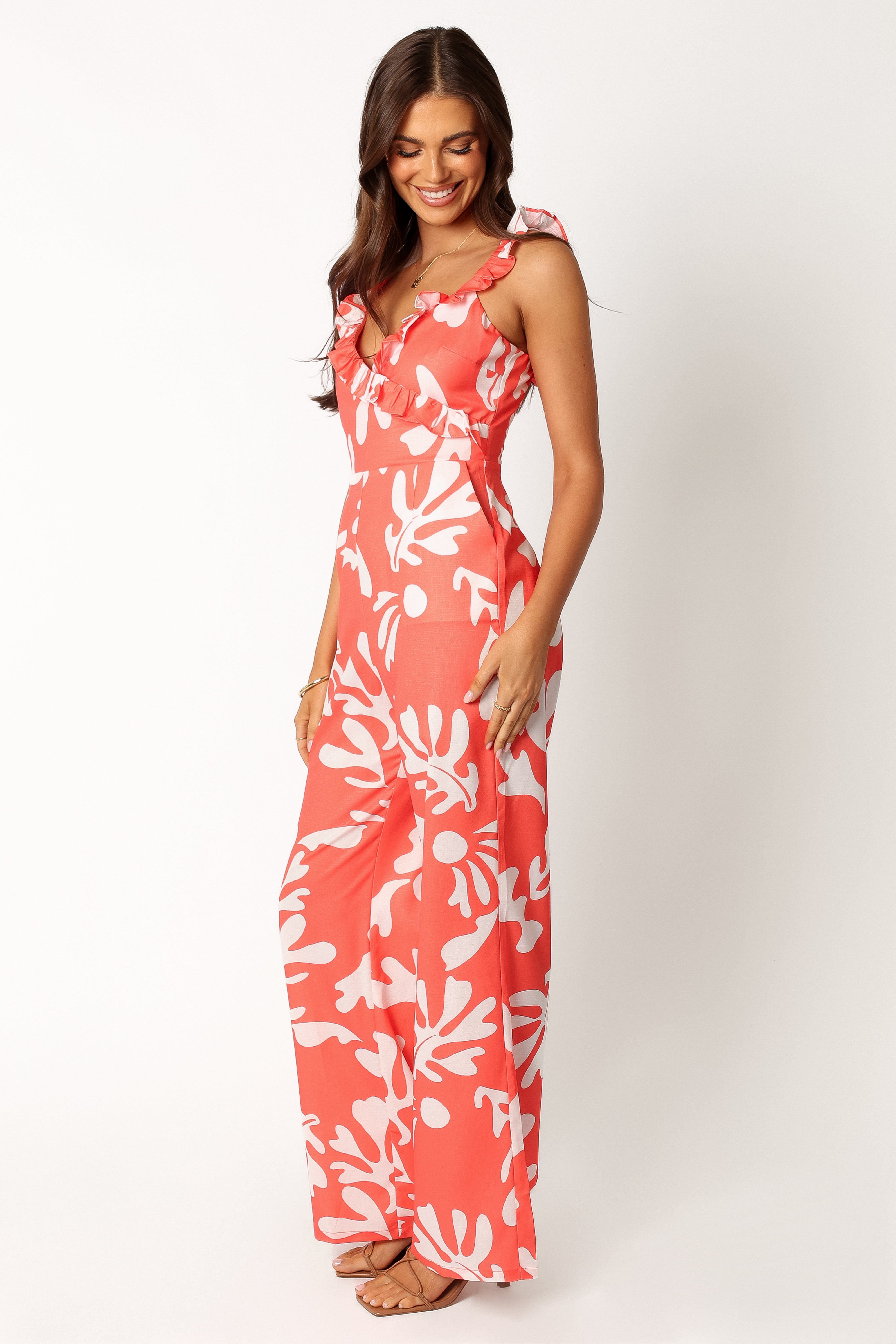 Payton Jumpsuit - Melon White