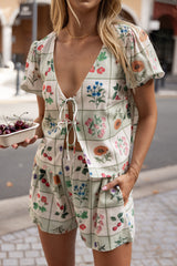 Asta Short Set - Flower Market