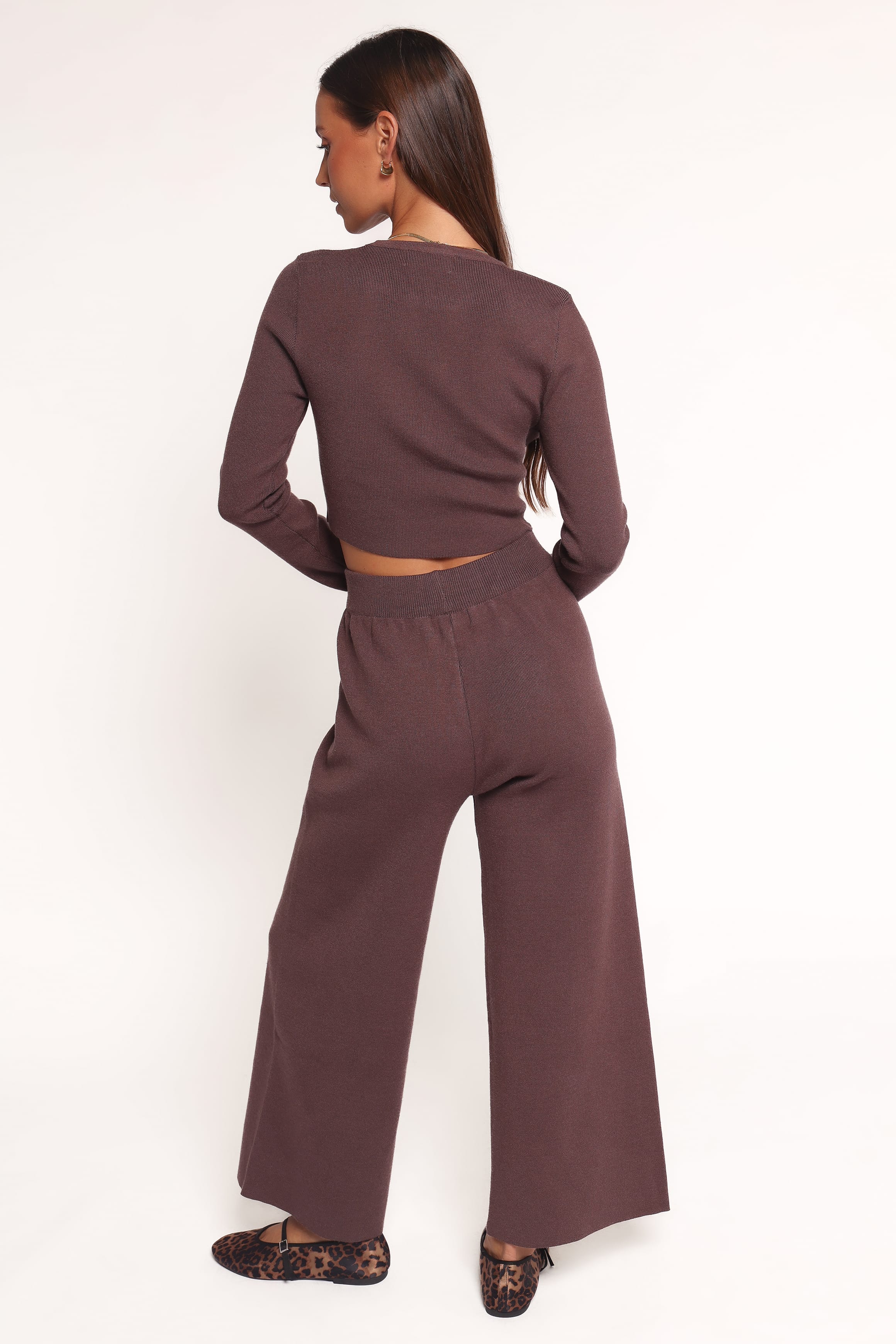 Ayers Long Sleeve Set - Chocolate Brown