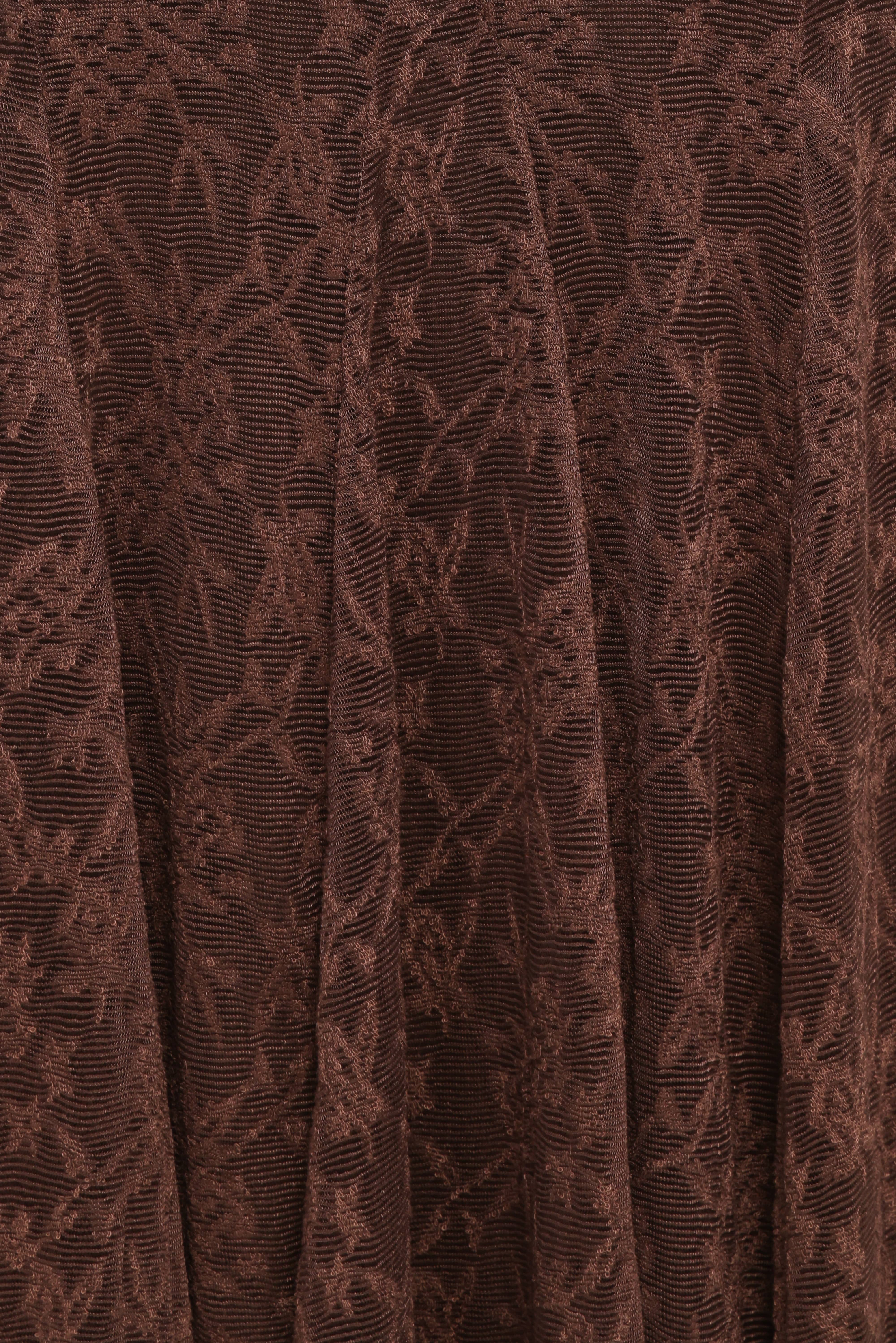 Bromley Lace Skirt Set - Brown