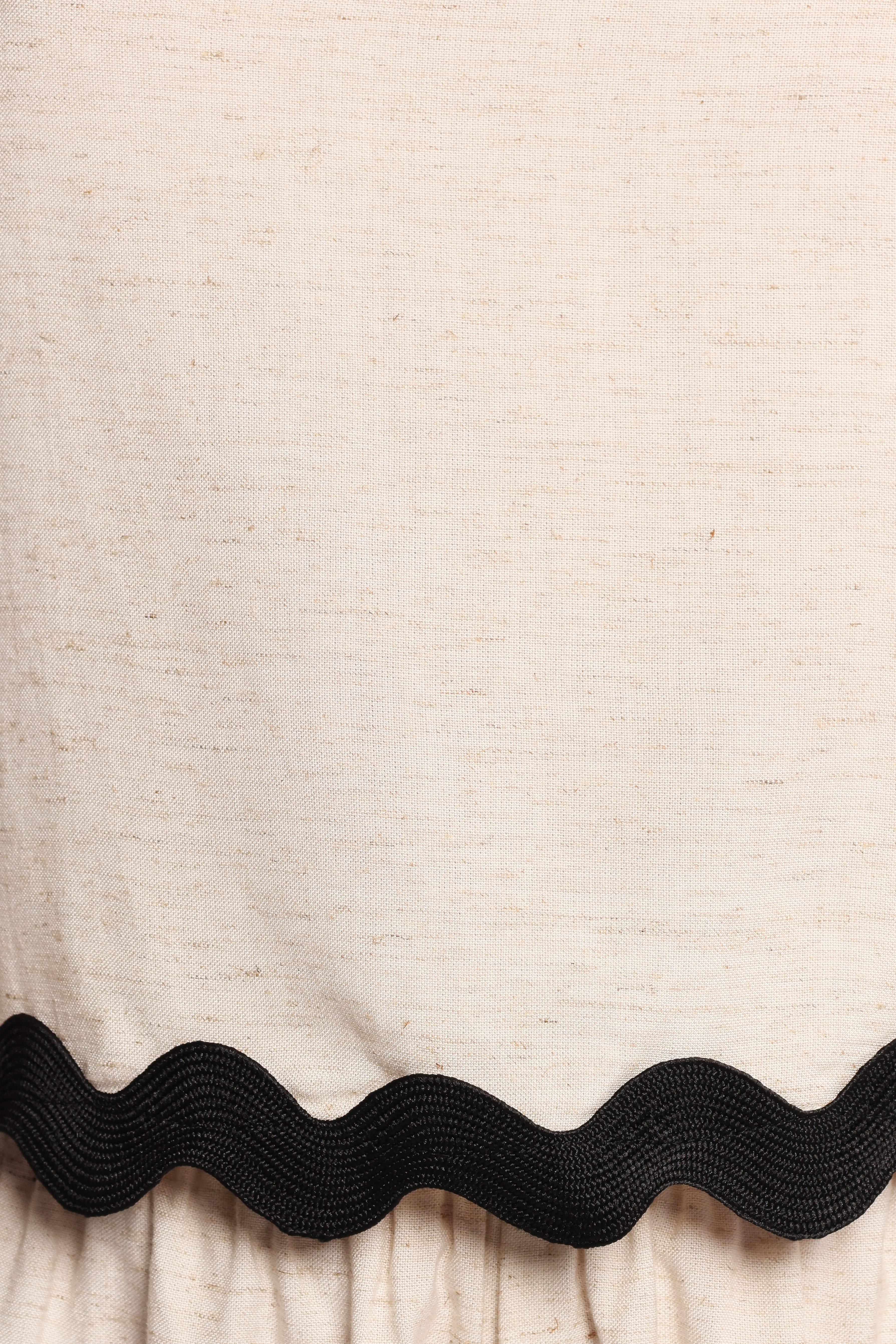 Katy Short Set - Cream Black