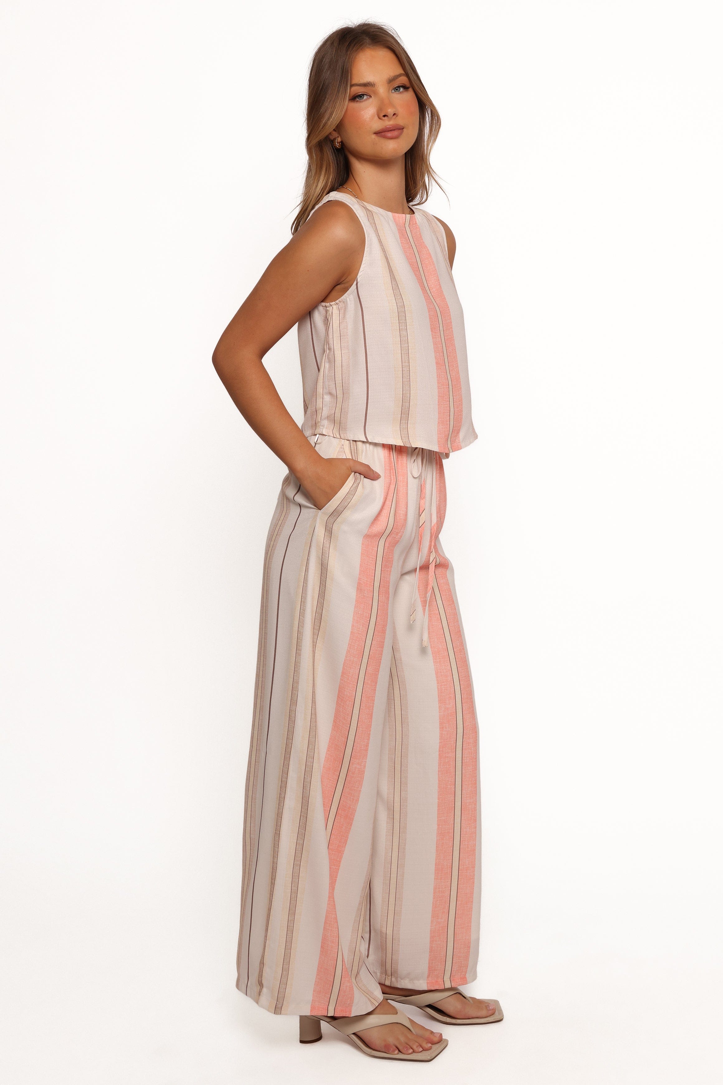 McKenzie Pant Set - Multi Stripe