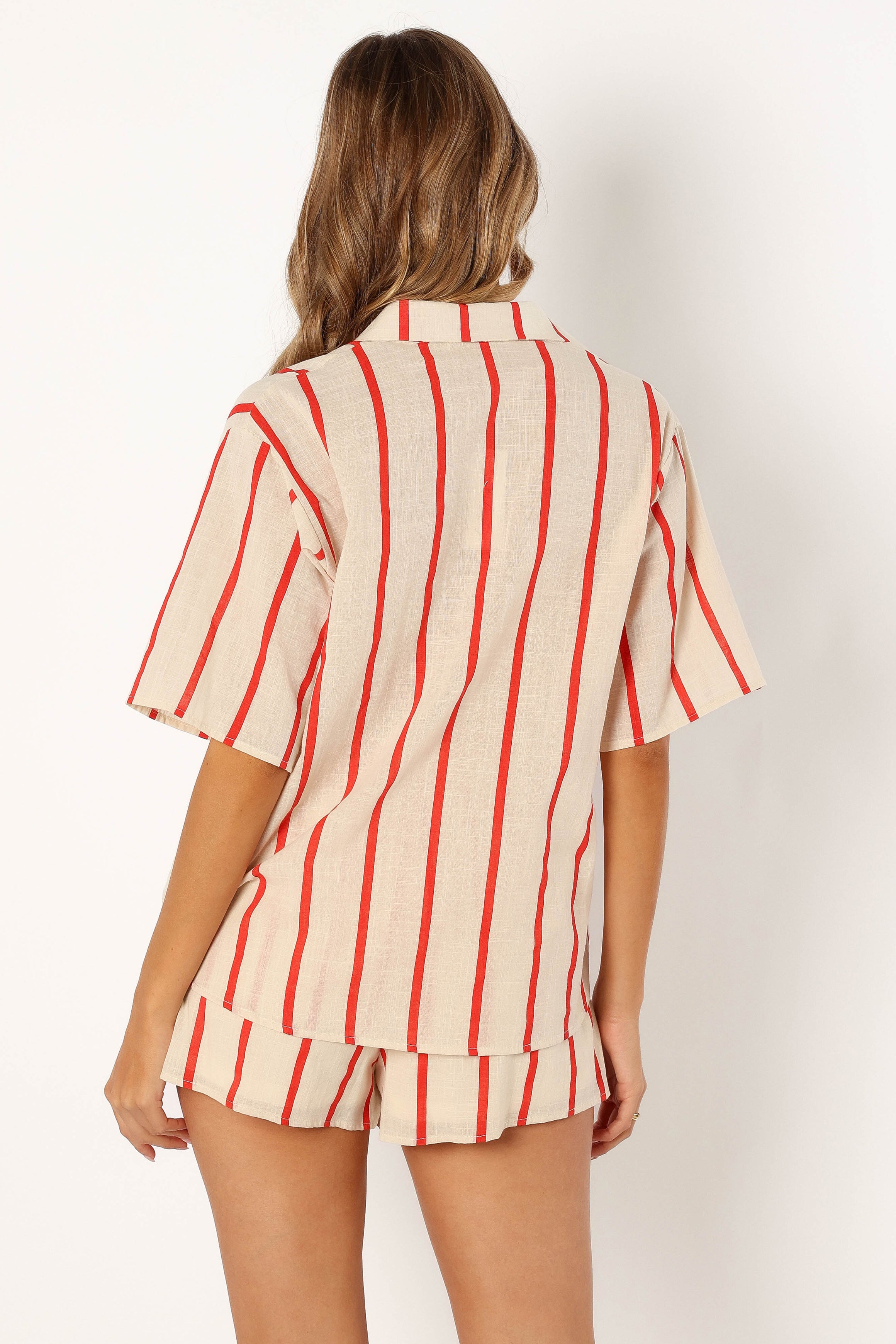 Myles Short Set - Red Stripe