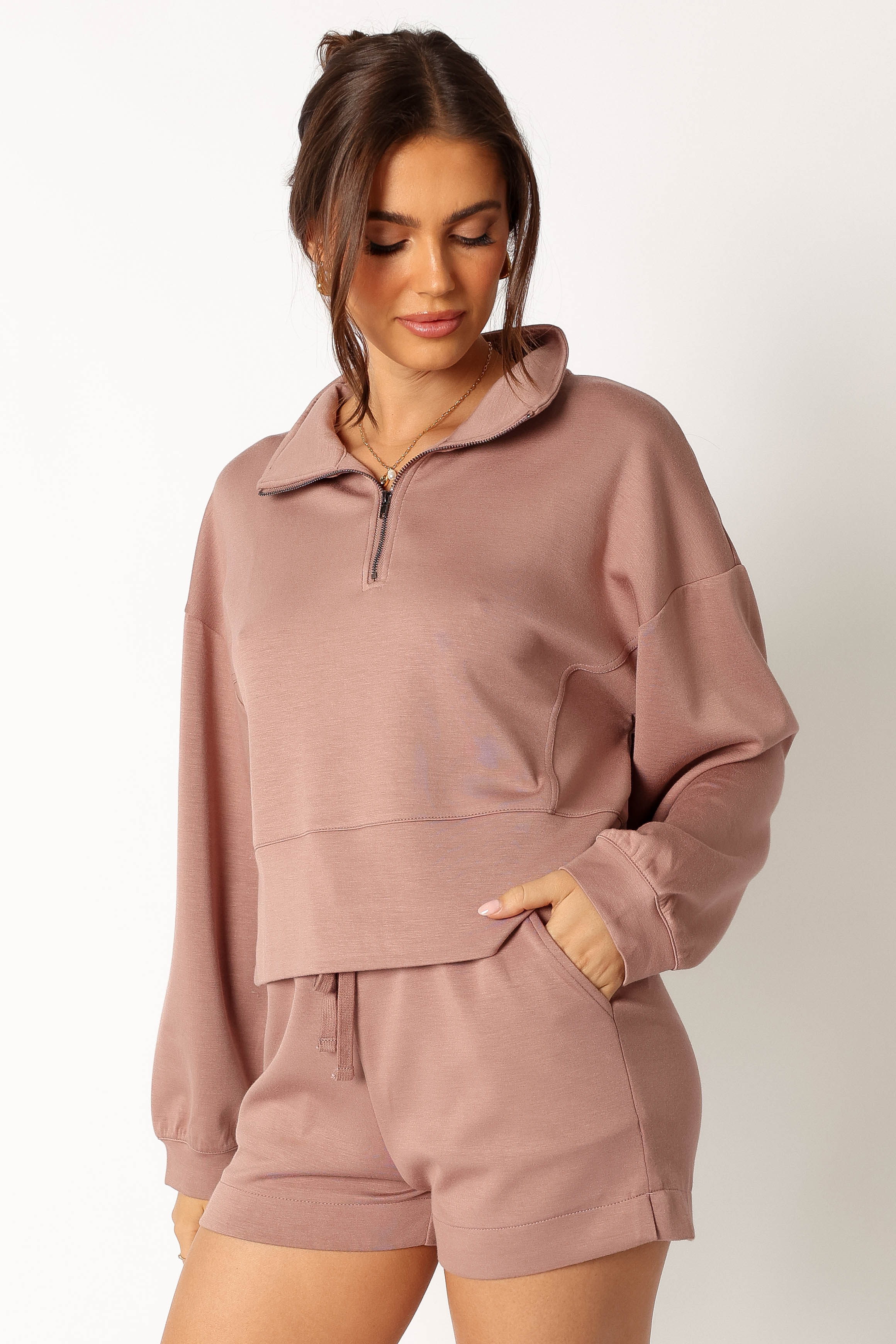Paula Oversized Sweat Set - Mocha