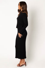 Payton Knitted Set - Black