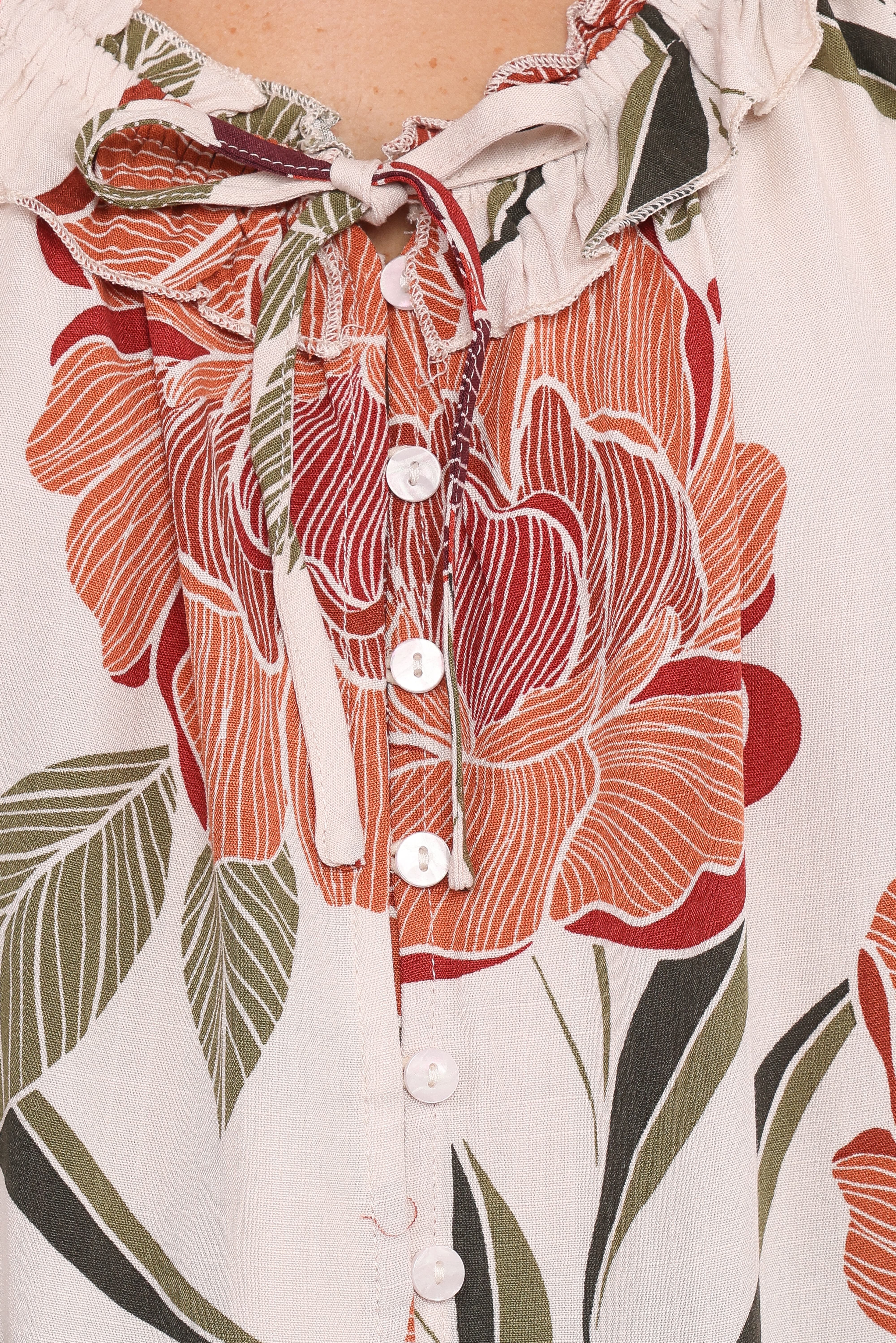 Bertha Top - Fall Floral