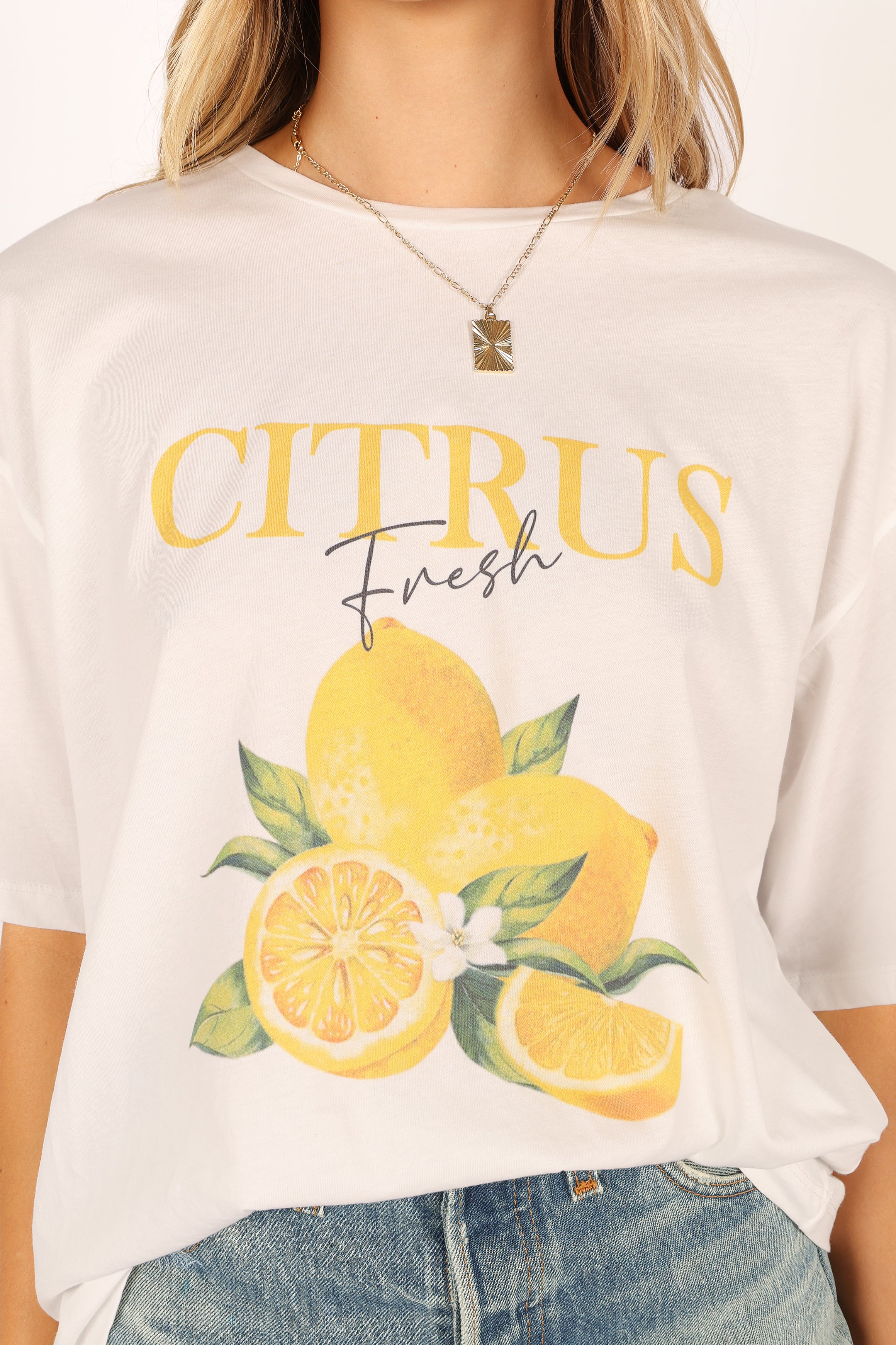 Citrus Tee - White