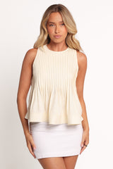 Doria Top - Cream