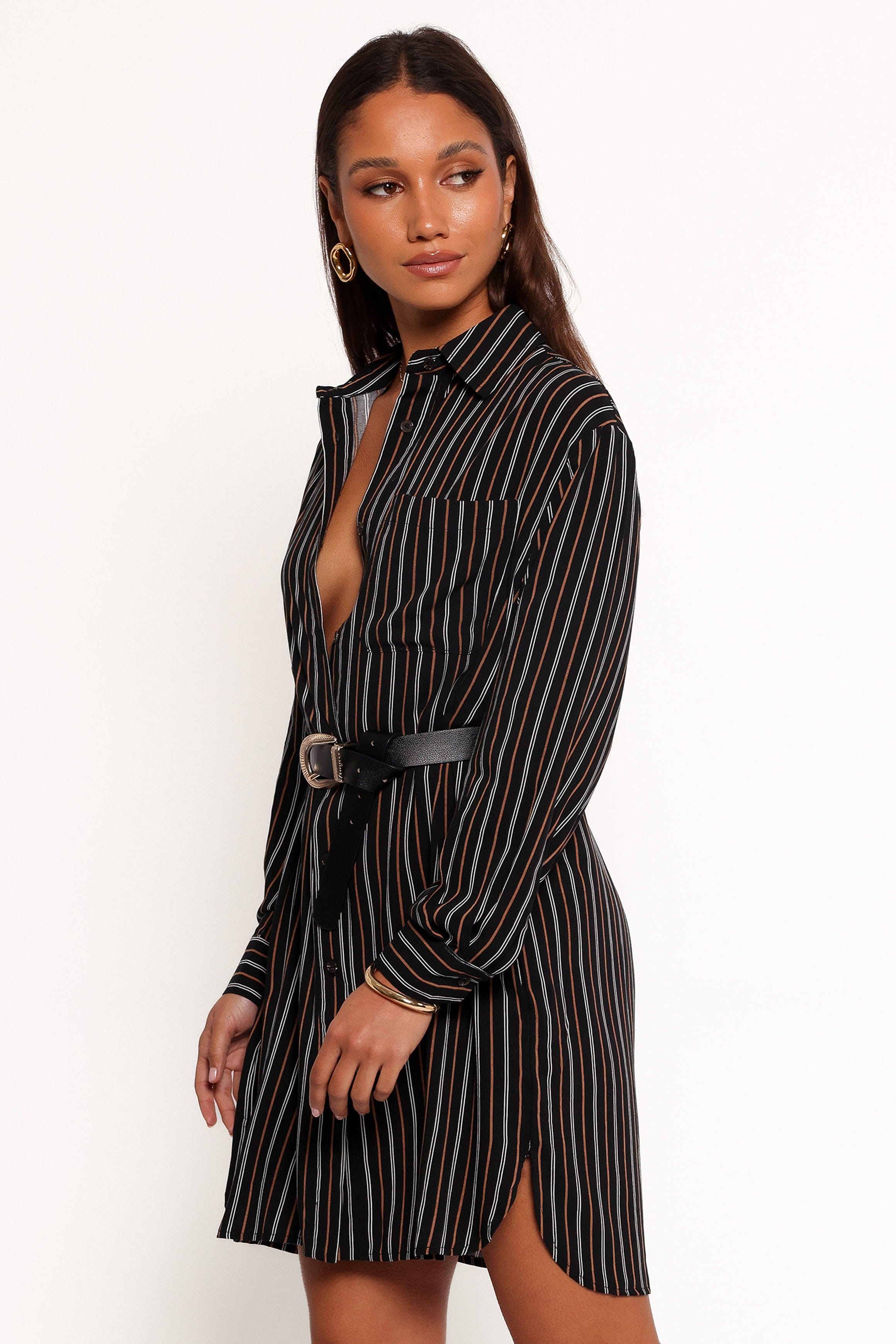 Elsa Shirt - Black Camel