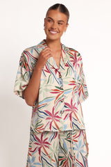 Illoura Short Sleeve Shirt - Tahitian Tide