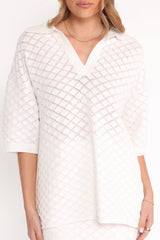 Meera Top - White
