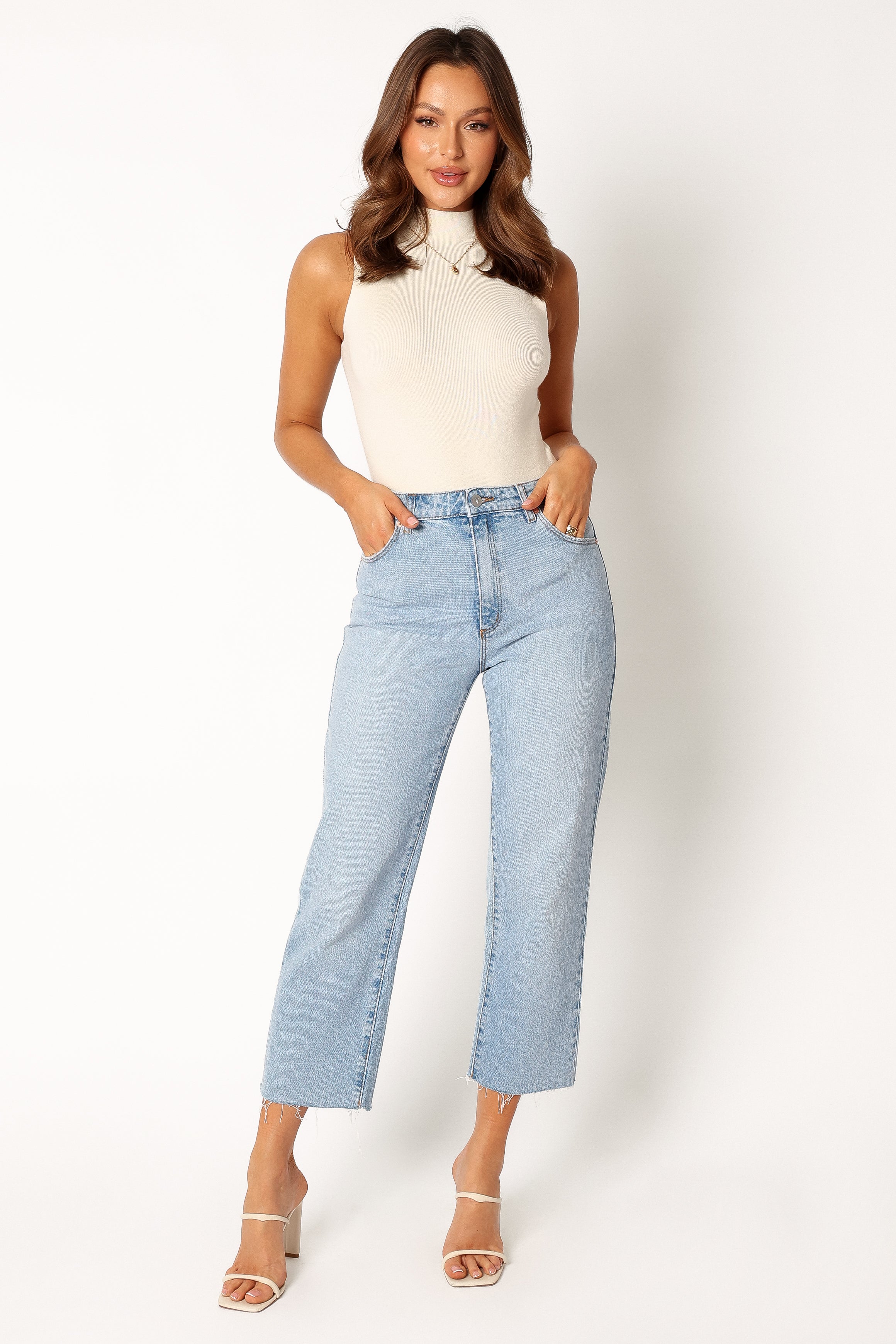 Natalia Knitted Bodysuit - Cream