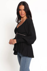 Pannia Top - Black