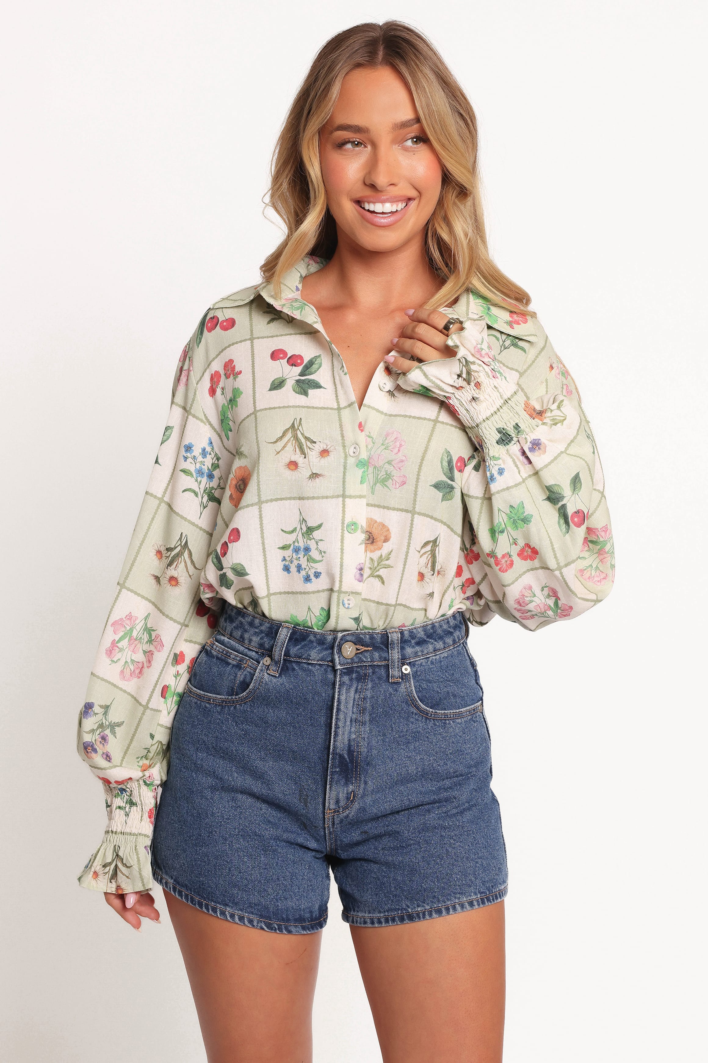 Tomi Long Sleeve Shirt - Flower Market