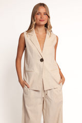 Trula Vest - Oatmeal
