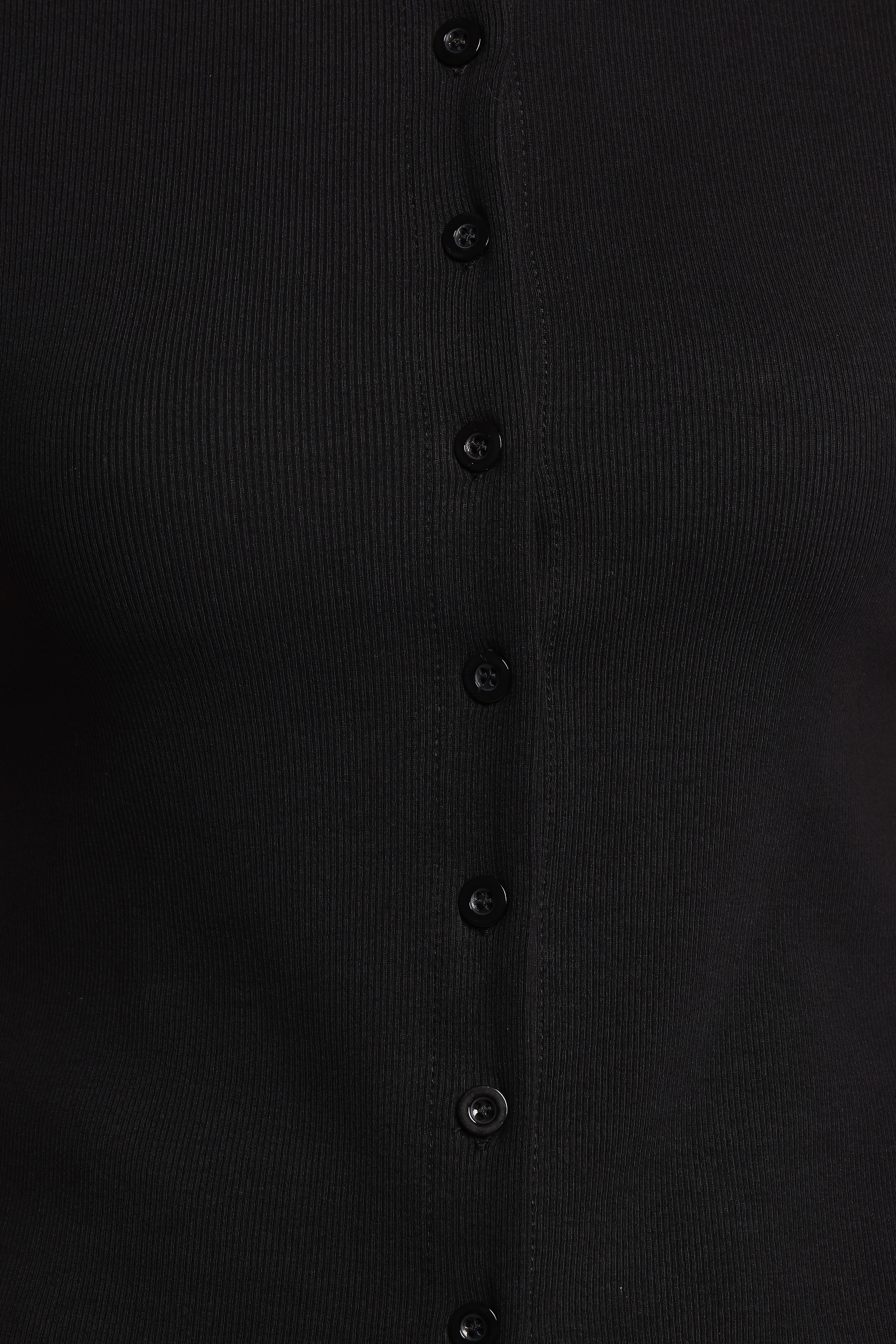 Tylarah Short Sleeve Cardigan Top - Black